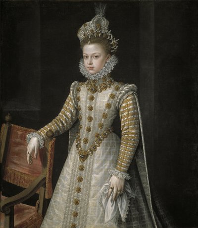 La infanta Isabel Clara Eugenia 1566-1633, 1579 de Alonso Sánchez Coello