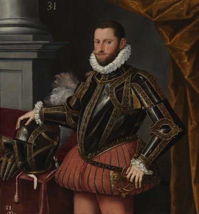 Retrato del Archiduque Ernesto de Austria, c. 1580 de Alonso Sánchez Coello School of