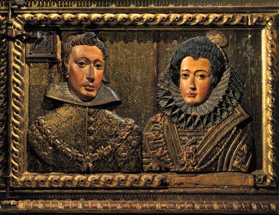 Retrato de Felipe II, relieve de Alonso de Mena