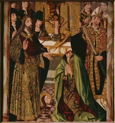 La decapitación de San Tomás en India de Alonso de Sedano