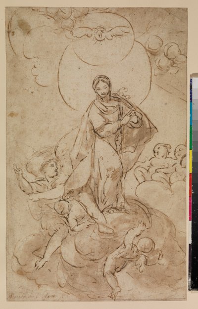 Virgen de la Inmaculada Concepción, recto, siglo XVII de Alonso del Arco