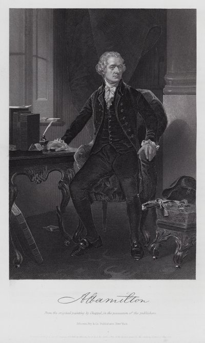 Alexander Hamilton de Alonzo (after) Chappel