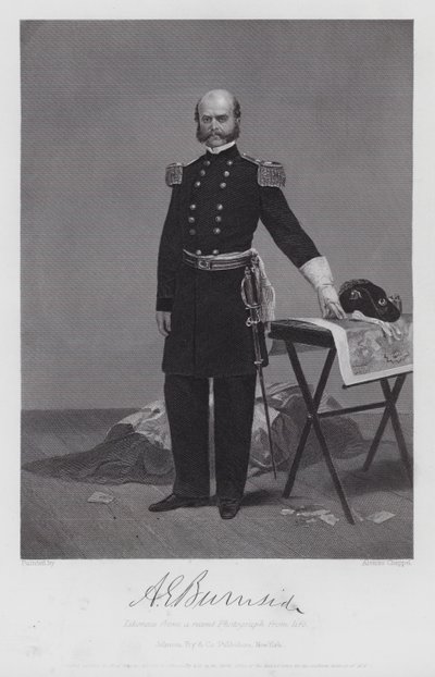 Ambrose Everett Burnside de Alonzo (after) Chappel
