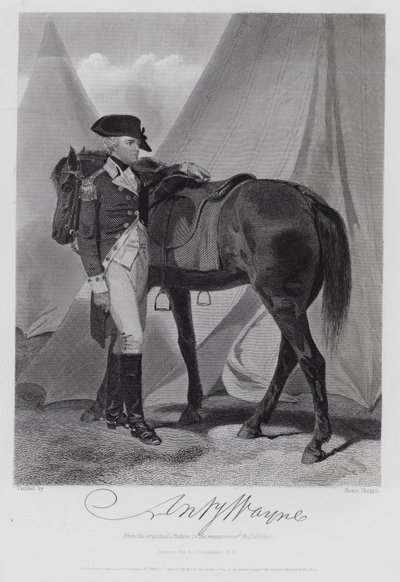 Anthony Wayne (grabado) de Alonzo (after) Chappel