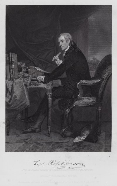Francis Hopkinson (grabado) de Alonzo (after) Chappel