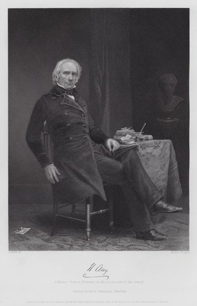 Henry Clay (grabado) de Alonzo (after) Chappel