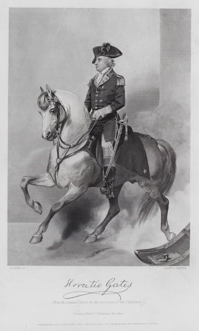 Horatio Gates (grabado) de Alonzo (after) Chappel