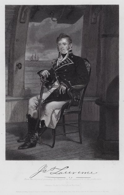 James Lawrence (grabado) de Alonzo (after) Chappel