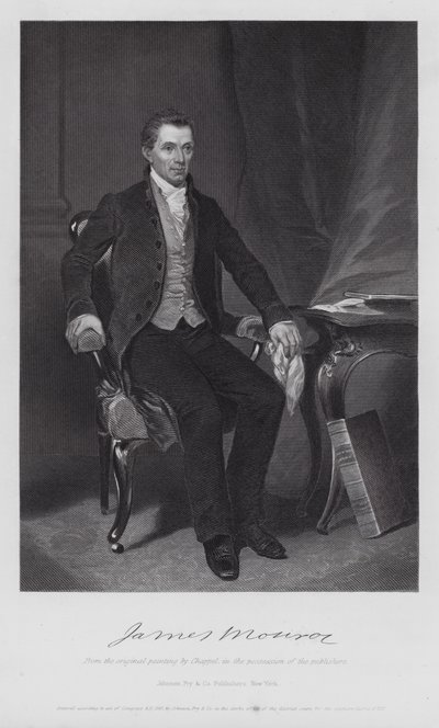 James Monroe (grabado) de Alonzo (after) Chappel