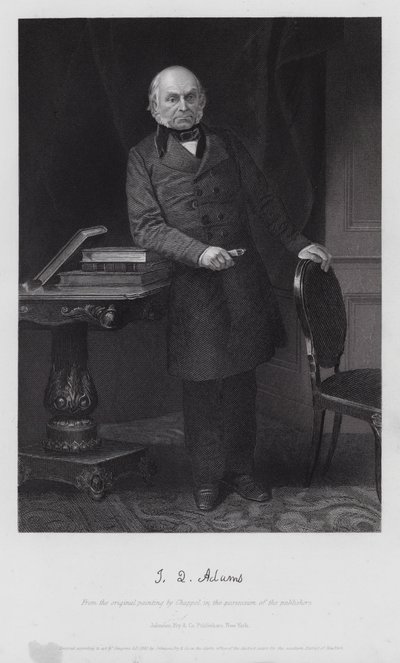 John Quincy Adams (grabado) de Alonzo (after) Chappel