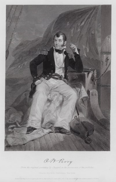 Oliver Hazard Perry (grabado) de Alonzo (after) Chappel