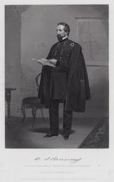 William Stark Rosecrans (grabado) de Alonzo (after) Chappel