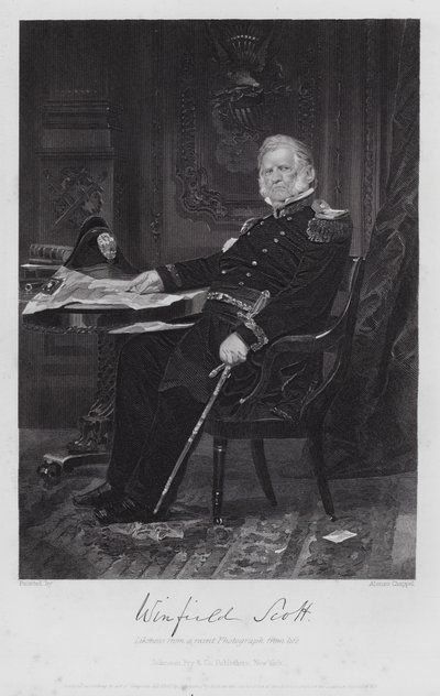 Winfield Scott (grabado) de Alonzo (after) Chappel