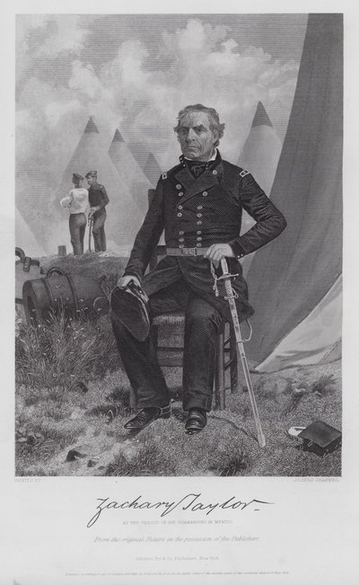 Zachary Taylor (grabado) de Alonzo (after) Chappel