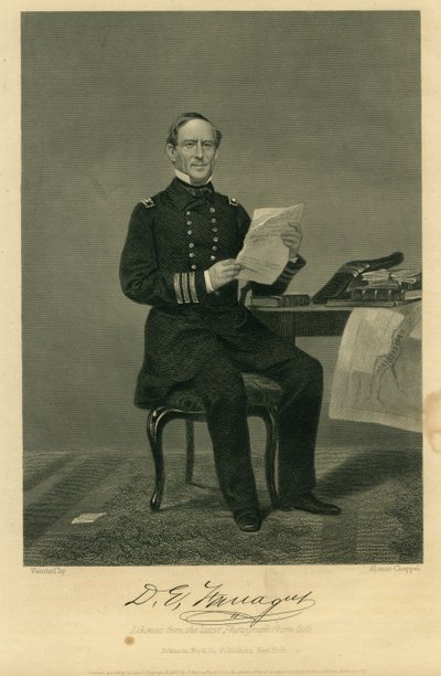 "Adm. David Farragut" (Unión) de Alonzo Chappel
