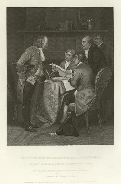 Redacción de la Declaración de Independencia de Alonzo Chappel