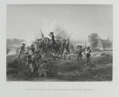 Lord Stirling en la Batalla de Long Island, 1776 de Alonzo Chappel