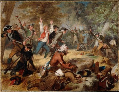 Masacre de Wyoming (Pensilvania), 3 de julio al 4 de julio de 1778, 1859 de Alonzo Chappel