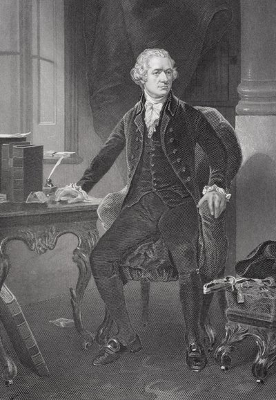 Retrato de Alexander Hamilton (1755-1804) de Alonzo Chappel