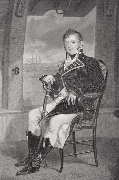Retrato de James Lawrence (1781-1813) de Alonzo Chappel