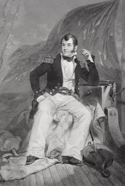 Retrato de Oliver Hazard Perry (1785-1819) de Alonzo Chappel