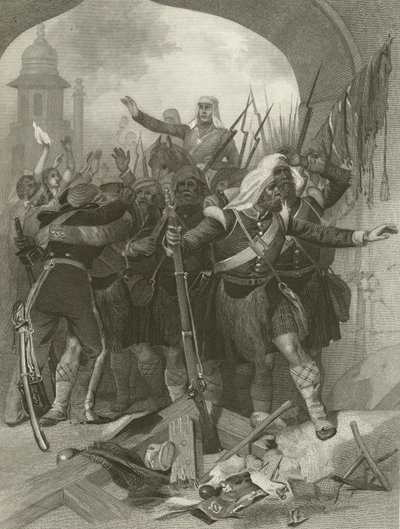 El alivio de Lucknow por Sir Henry Havelock, 1857 de Alonzo Chappel