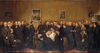 La muerte de Lincoln, 1868 de Alonzo Chappel