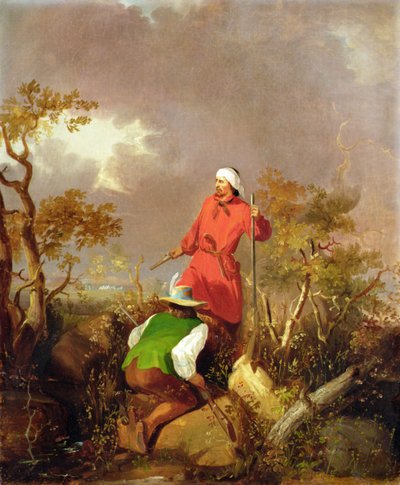 Los hombres de la frontera (óleo sobre lienzo) de Alonzo Chappel