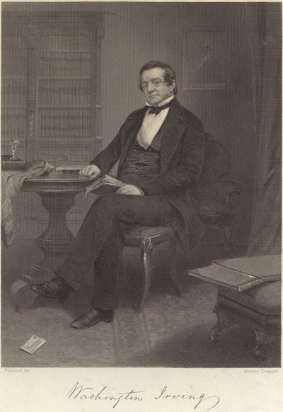 Washington Irving de Alonzo Chappel