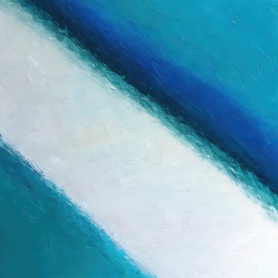 Diagonales abstractas en azul y blanco de Alpenglow Workshop