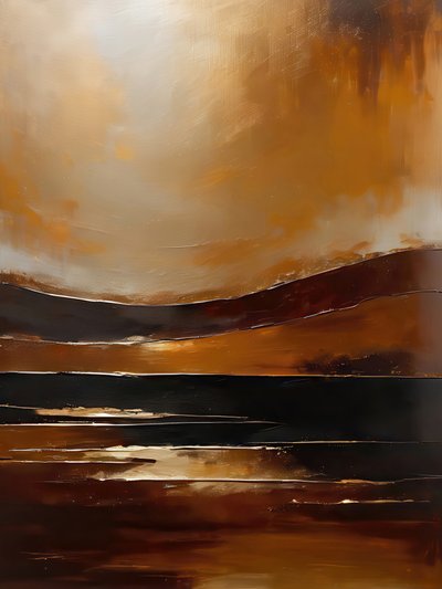 Paisaje abstracto al atardecer de Alpenglow Workshop