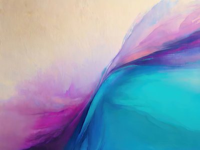 Olas fluidas azul y moradas de Alpenglow Workshop