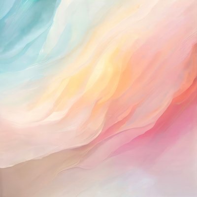 Abstracto en tonos pastel de ensueño de Alpenglow Workshop