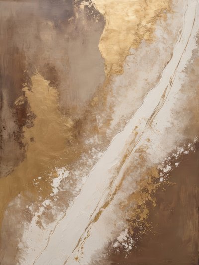 Flujo abstracto dorado de Alpenglow Workshop