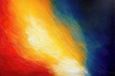 Explosión de colores abstractos y vibrantes de Alpenglow Workshop