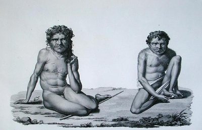 Port Jackson, Nueva Holanda: aborígenes de las Montañas Azules, de 