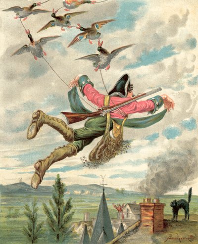 Aventuras del Barón Munchausen de Alphonse Adolphe Bichard