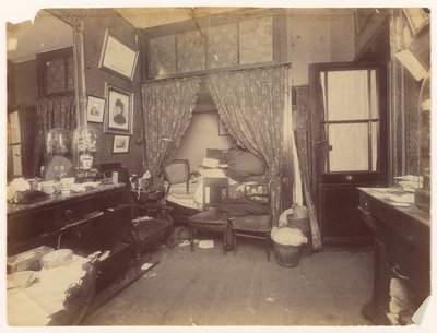 Asesinato de la viuda Limoy (Vista desde la logia) de Alphonse Bertillon