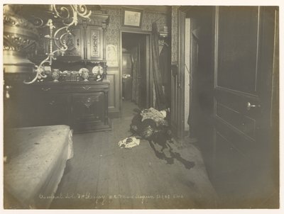 Vista del comedor donde se descubrió el cuerpo de Alphonse Bertillon