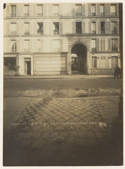 Vista exterior del edificio de Alphonse Bertillon