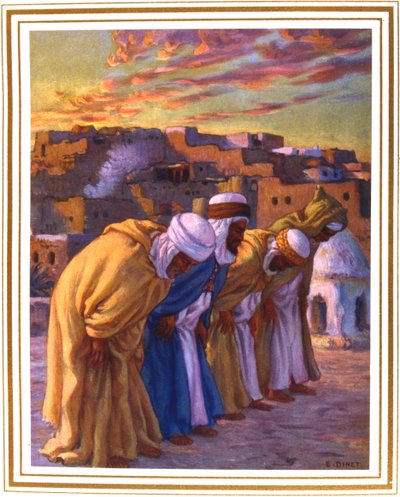 El Rekaa o La Inclinación La Oración de Inclinación, 1918 de Alphonse Etienne Dinet