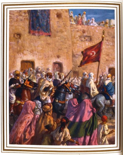 La partida para El Djihad o la Guerra Santa, 1918 de Alphonse Etienne Dinet