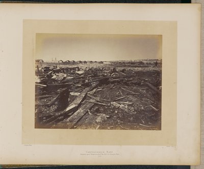 Cartuchería Rapp. Desastre en el Campo de Marte tras la explosión del 17 de mayo de 1871. de Alphonse J. Liébert