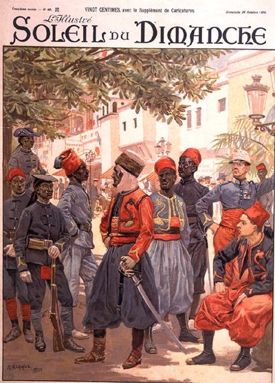 Los últimos días de las colonias, en los Jardines del Trocadero en la Exposición Universal, de 