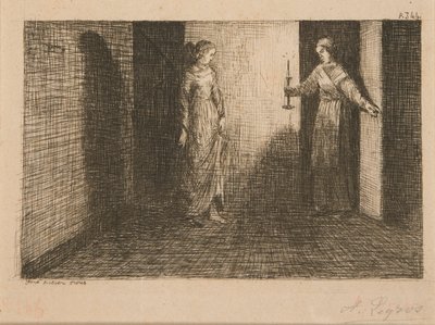 2 ilustraciones para Le Malheur d de Alphonse Legros