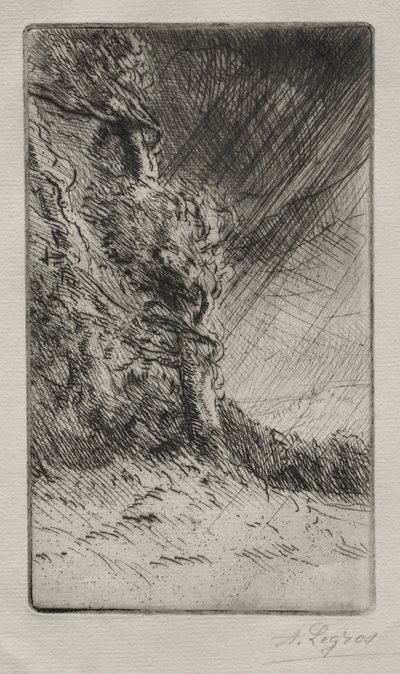 Una ráfaga de viento de Alphonse Legros