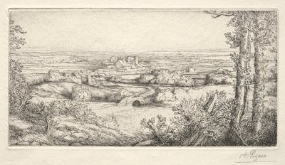 Un valle en Borgoña de Alphonse Legros
