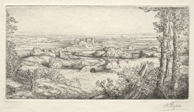 Un valle en Borgoña de Alphonse Legros