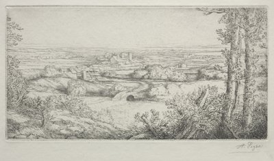 Un valle en Borgoña de Alphonse Legros