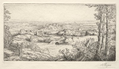 Un valle en Borgoña de Alphonse Legros